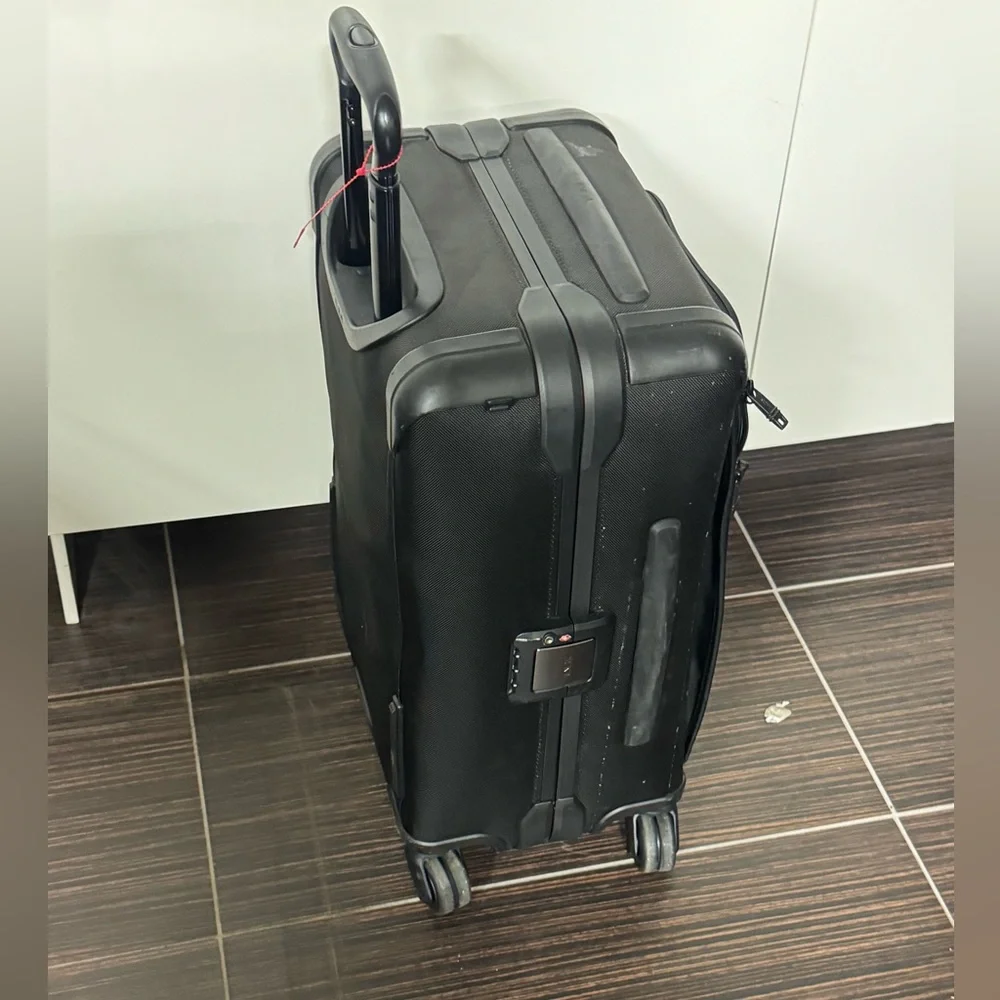 TUMI Black Rolling Alpha Carry-On Luggage